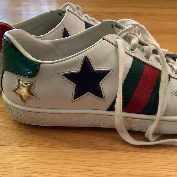 Gucci Ace Star Sneakers - Picture 6 of 11